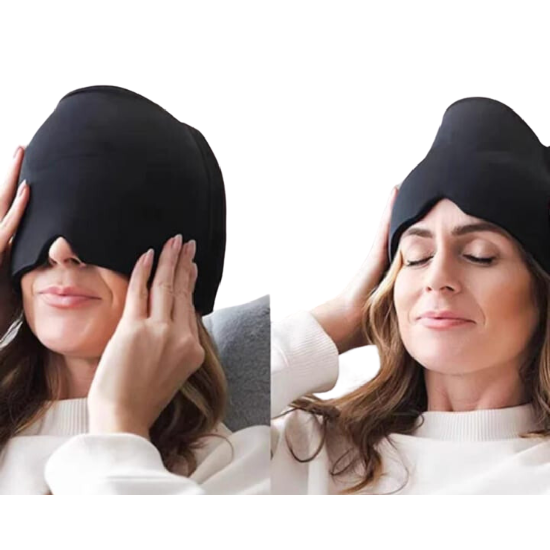 headache™ | GORRO DE GEL PARA MIGRAÑA RELAJANTE FRIO O CALOR.