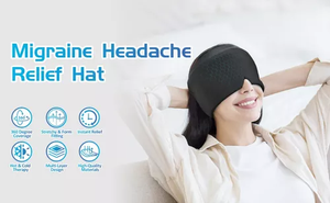 headache™ | GORRO DE GEL PARA MIGRAÑA RELAJANTE FRIO O CALOR.